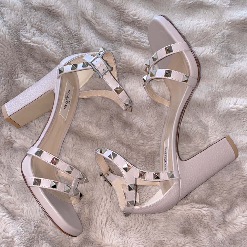 Valentino Garavani Rockstud Leather Sandals